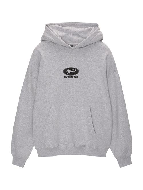 Pull&Bear Sweatshirt  grå-meleret / grøn / mørkegrøn / sort