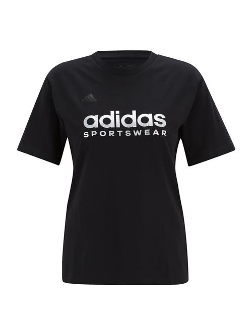 ADIDAS SPORTSWEAR Funktionsbluse 'TIRO'  sort / sølv