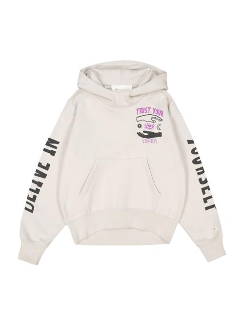 Se Champion Authentic Athletic Apparel Sweatshirt  lysegrå / mørkelilla / sort ved About You