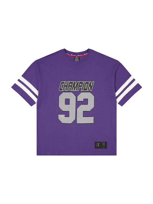 Champion Authentic Athletic Apparel Funktionsskjorte 'Modern Sport'  mørkelilla / sort / hvid