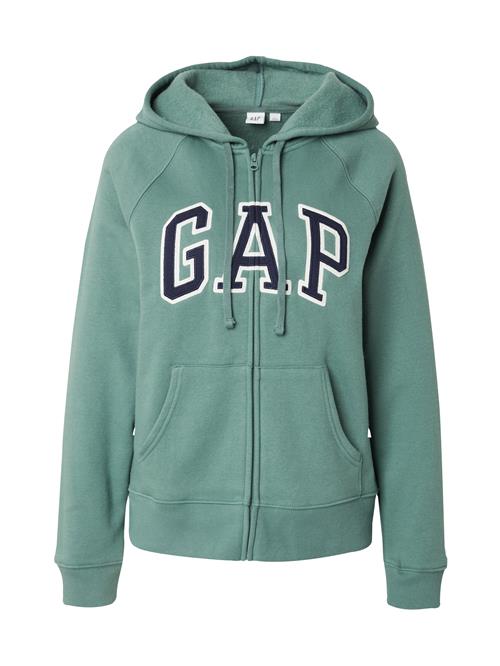 GAP Sweatjakke 'HERITAGE'  navy / siv / hvid