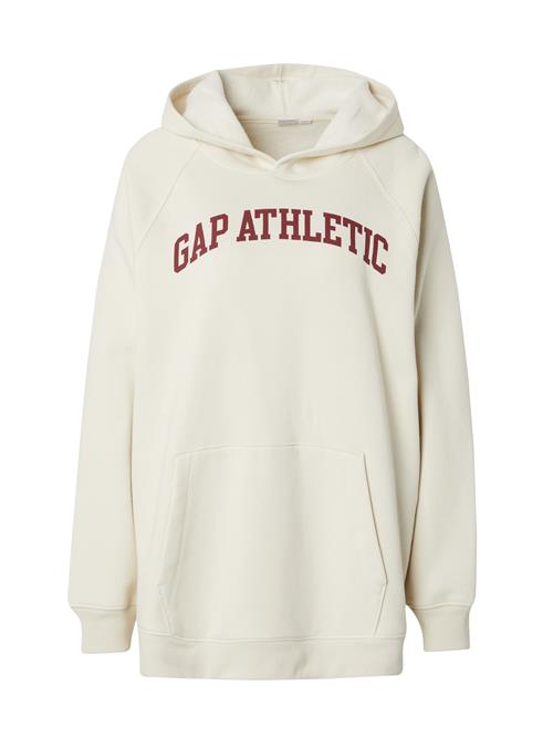 Se GAP Sweatshirt 'ATHLETIC'  burgunder / uldhvid ved About You