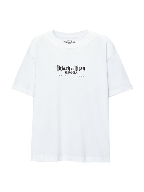 Se Pull&Bear Bluser & t-shirts  grå / sort / hvid ved About You