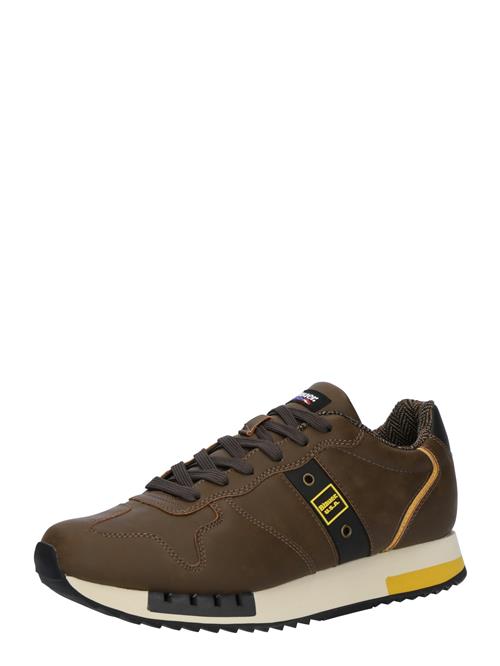 Blauer.USA Sneaker low 'QUEENS'  choko / gul / sort