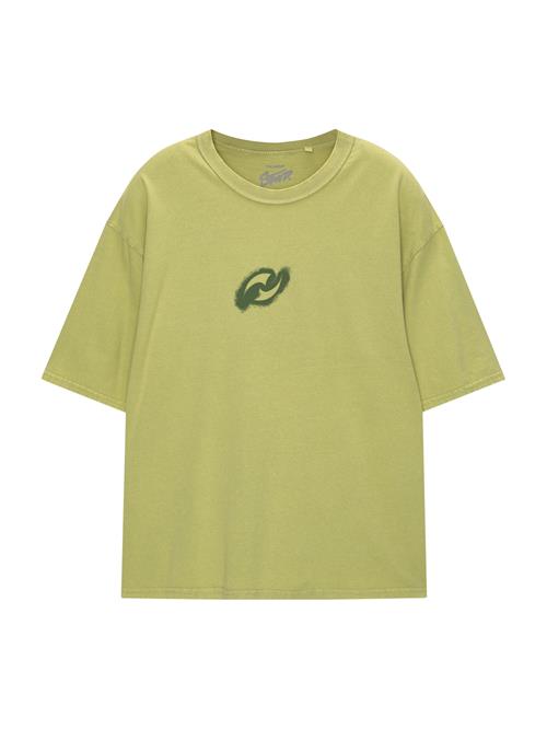 Pull&Bear Bluser & t-shirts  grå / lime