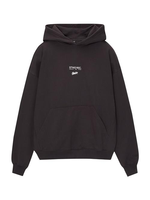 Pull&Bear Sweatshirt  antracit / hvid