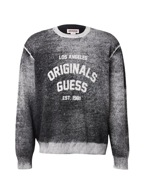 Se GUESS Originals Pullover  sort / hvid ved About You