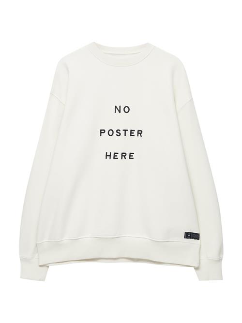 Pull&Bear Sweatshirt  sort / hvid