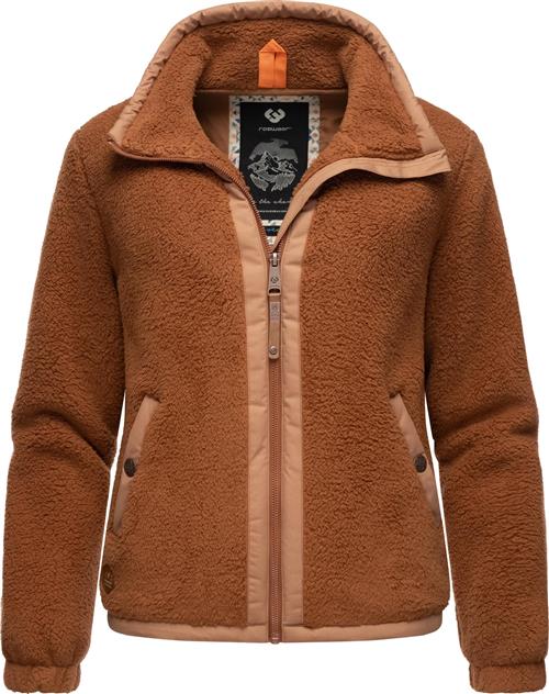 Ragwear Fleecejakke 'Nordicka'  karamel / cognac