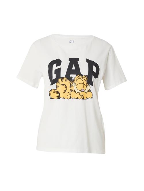 GAP Shirts 'GARFIELD'  lysegul / lyseorange / sort / hvid