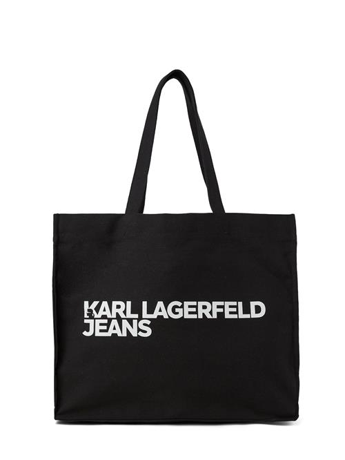 KARL LAGERFELD JEANS Shopper  sort / hvid