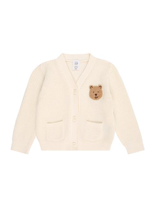 GAP Cardigan 'NOVELTY'  elfenben / lysebrun / mørkebrun