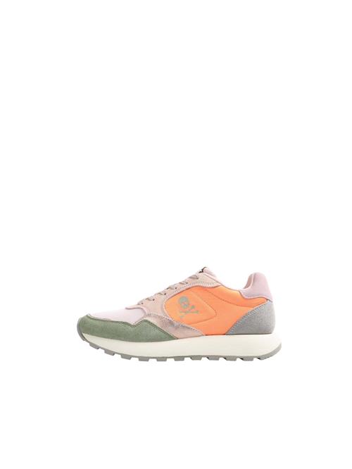 Scalpers Sneaker low 'Gina'  beige / grå / grøn / orange