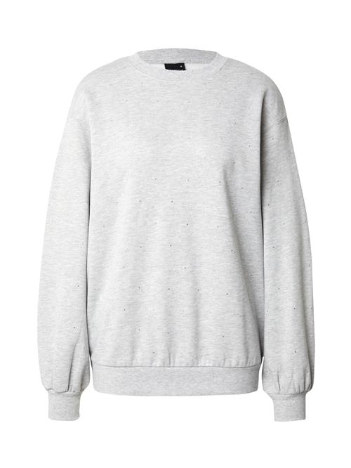 Se Gina Tricot Sweatshirt 'Rhinestone'  grå-meleret ved About You