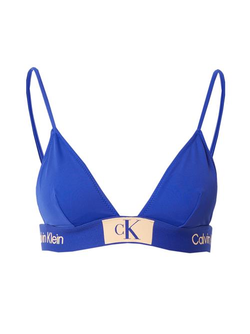 Calvin Klein Swimwear Bikinioverdel  ecru / royalblå