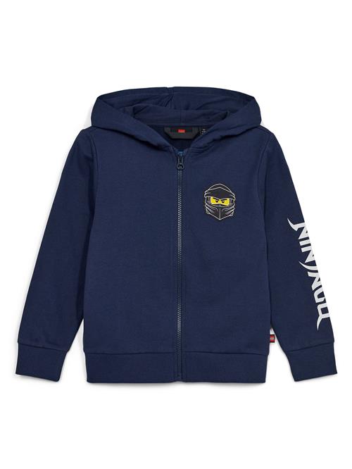 Se LEGO® kidswear Sweatjakke 'LWSCOUT 104'  mørkeblå / gul / sort / hvid ved About You