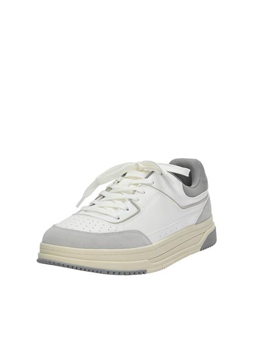 Pull&Bear Sneaker low  grå / hvid