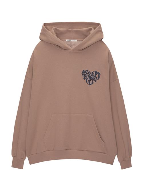 Se Pull&Bear Sweatshirt  marin / pudder ved About You