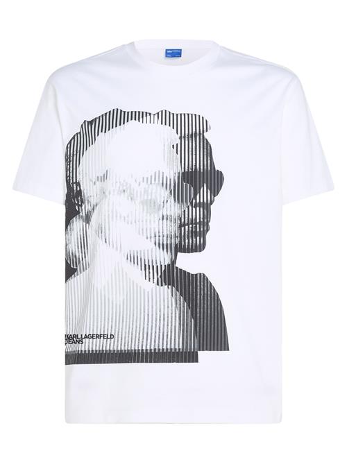 KARL LAGERFELD JEANS Bluser & t-shirts  grå / sort / hvid