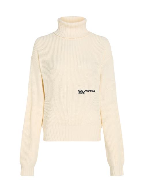 Se KARL LAGERFELD JEANS Pullover  sort / hvid ved About You