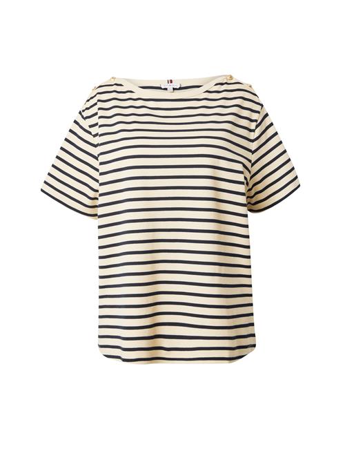 Tommy Hilfiger Curve Shirts  lysebeige / navy / guld