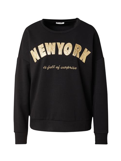 Se Key Largo Sweatshirt 'NEW YORK'  guld / sort ved About You