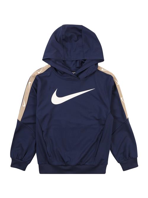 Se Nike Sportswear Sweatshirt 'CLUB+'  navy / taupe / hvid ved About You