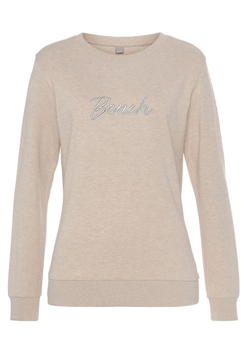 Se BENCH Sweatshirt  beige-meleret / sølv ved About You