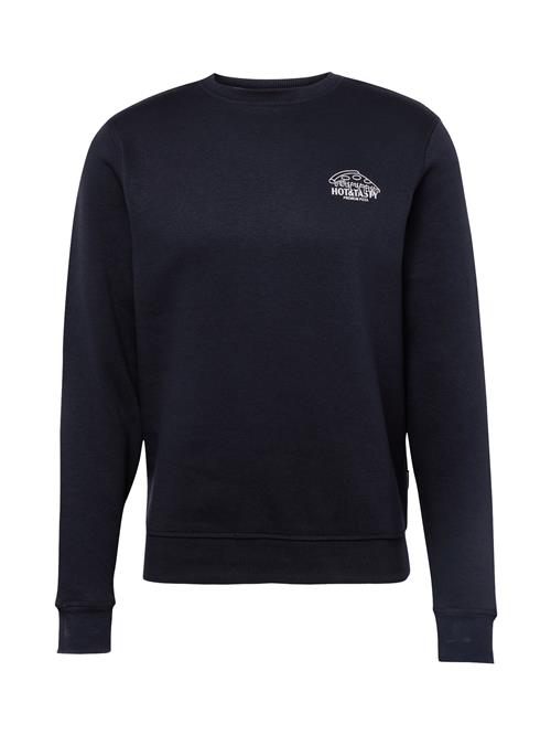 BLEND Sweatshirt  sort / hvid