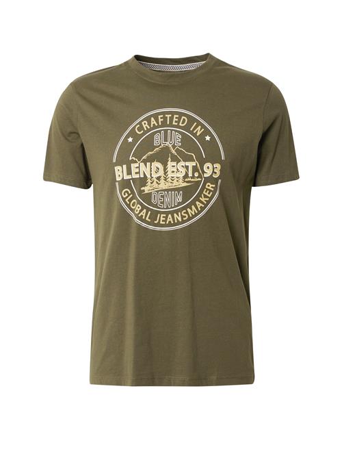 Se BLEND Bluser & t-shirts  mørkegul / oliven / hvid ved About You