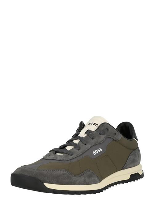 Se BOSS Sneaker low 'Zayn'  beige / khaki / hvid ved About You