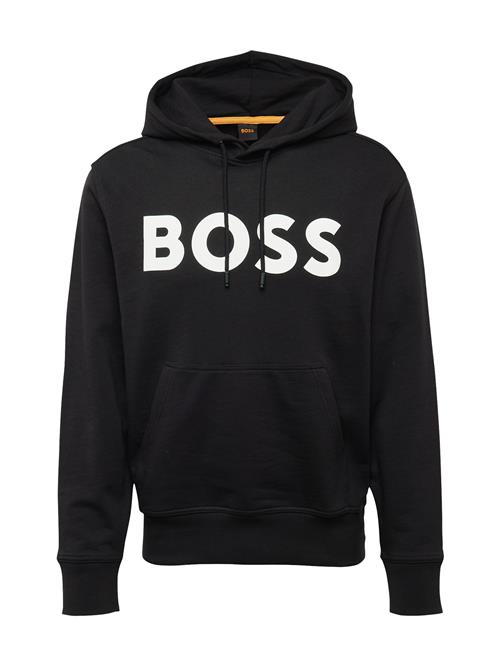 Se BOSS Sweatshirt  sort / hvid ved About You