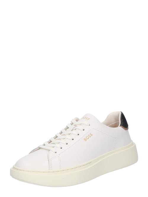 BOSS Sneaker low 'Amber'  lysebrun / guld / sort / hvid