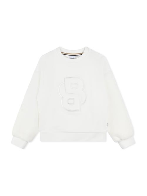 BOSS Sweatshirt  creme / sølv