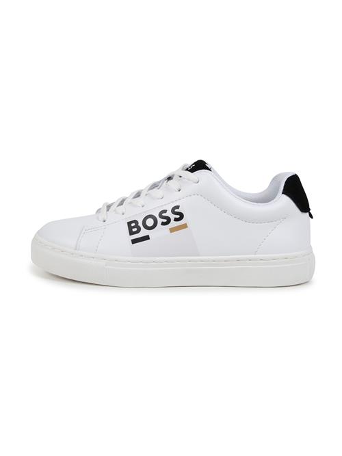 Se BOSS Sneakers  lysebrun / sort / hvid ved About You