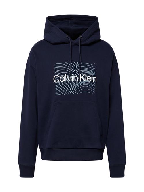 Se Calvin Klein Sweatshirt  lyseblå / mørkeblå / offwhite ved About You