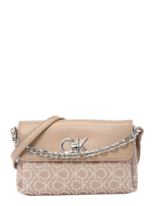 Calvin Klein Håndtaske  ecru / mørkebeige