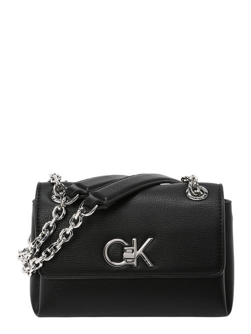 Calvin Klein Skuldertaske  sort / sølv