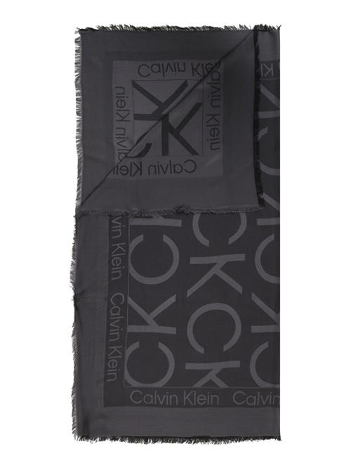 Calvin Klein Sjal  mørkegrå / sort