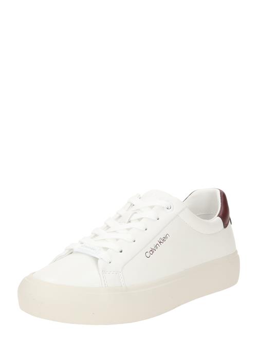 Calvin Klein Sneaker low  burgunder / hvid