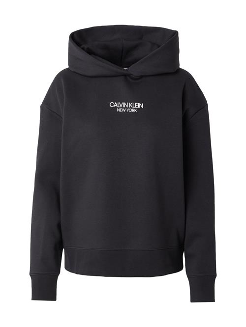 Se Calvin Klein Sweatshirt 'NEW YORK'  sort / hvid ved About You