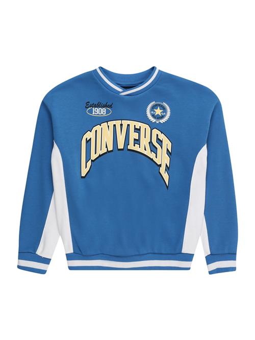 Se CONVERSE Sweatshirt 'CLUB FT RETRO'  blå / gul / sort / hvid ved About You