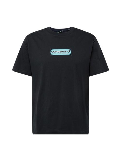 CONVERSE Bluser & t-shirts 'CLASSIC SKATEBOARDING'  lyseblå / sort / hvid