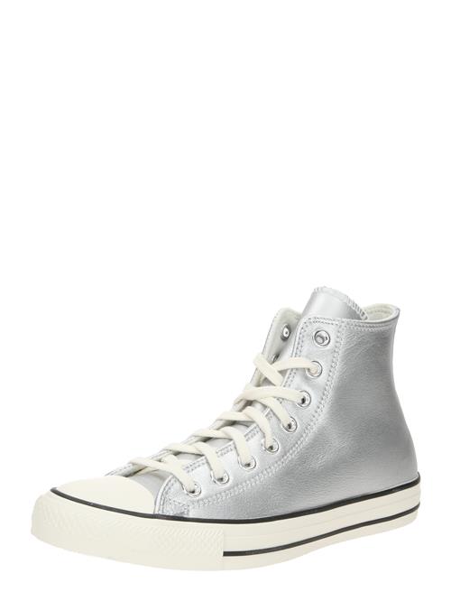 Se CONVERSE Sneaker high 'CHUCK TAYLOR ALL STAR'  sølv / hvid ved About You