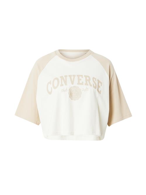 Se CONVERSE Shirts 'CHUCK'  mørkebeige / naturhvid ved About You