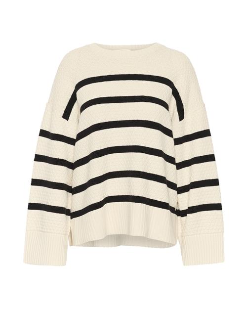 Se Cream Pullover  sort / hvid ved About You