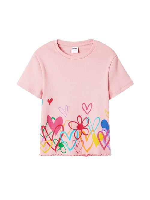 Desigual Bluser & t-shirts  blå / gul / grøn / lys pink / rød