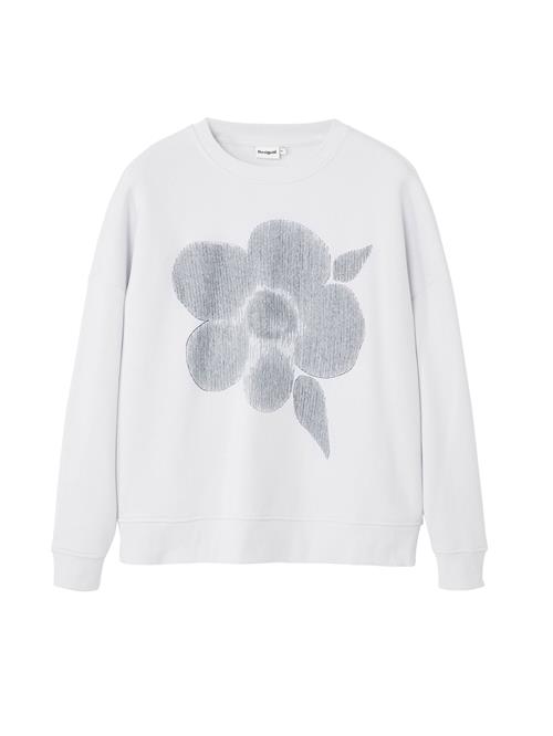 Se Desigual Sweatshirt  grå / hvid ved About You