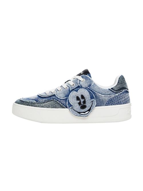 Se Desigual Sneaker low  blå / sort / hvid ved About You