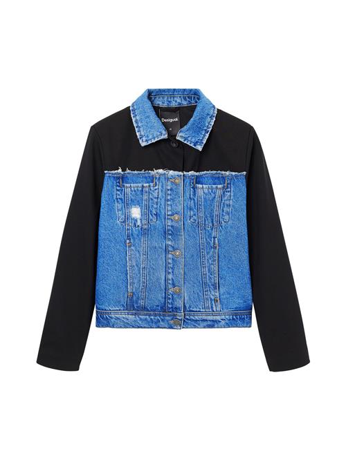 Desigual Overgangsjakke  blue denim / sort